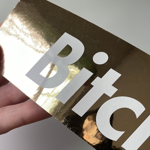 Married to the mob gold B!TCH sticker - Picture 4 of 4